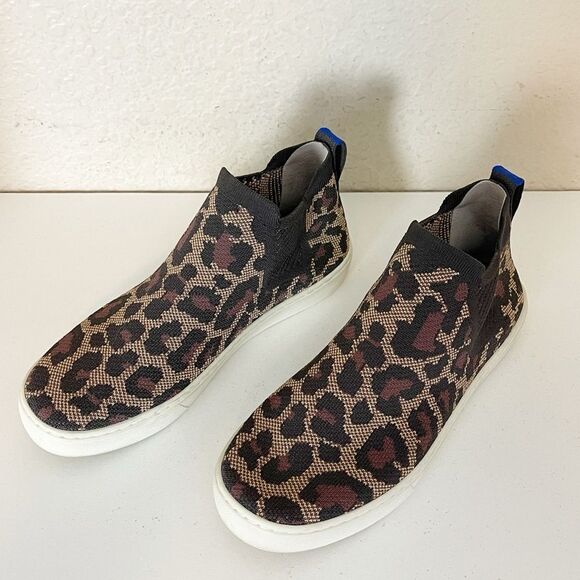 Rothy’s Chelsea Wildcat Boots Leopard Print 7.5 - Picture 11 of 12